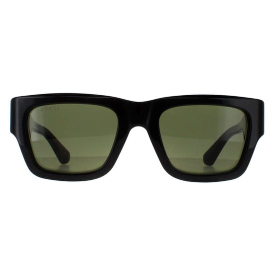 Gucci Square Mens Marrón Oscuro con Verde Habana GG1668S - Image 1