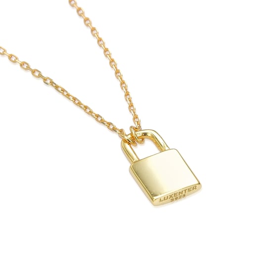 Collar Luxenter imlor de plata de ley 925 con acabado en baño de oro amarillo de 18 quilates - Image 4
