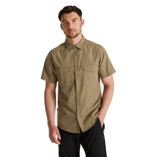 Craghoppers Mens Expert Kiwi Short-Sleeved Shirt (Pebble) - Image 3