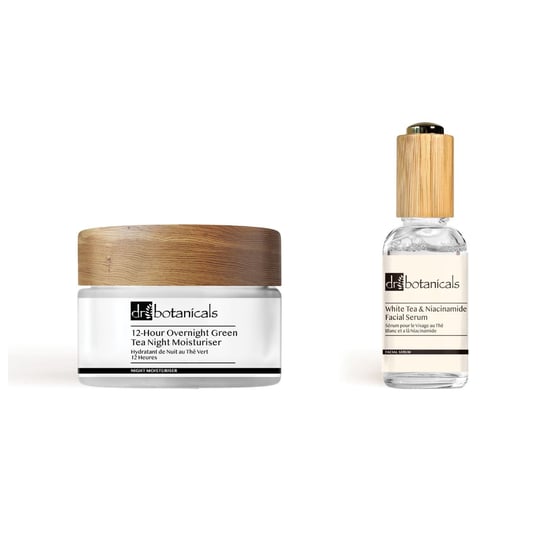 Dr. Botanicals Kit de crema hidratante y sérum facial antiedad a base de plantas - Image 6