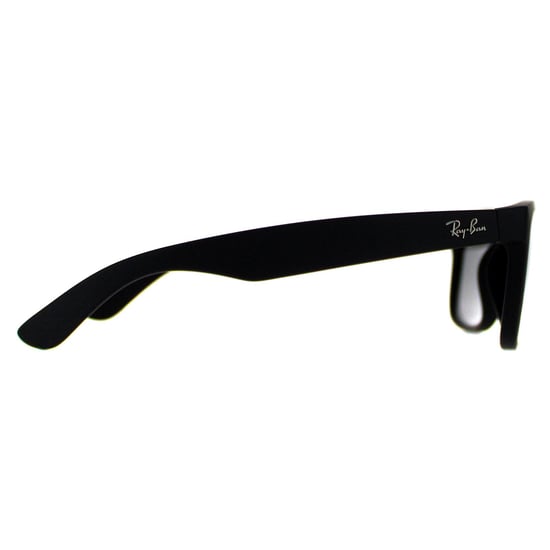 Gafas de sol Ray-Ban Justin 4165 622/6G Goma Negro Gris Espejo 51mm - Image 4