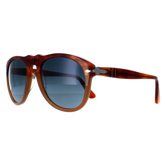 Persol Gafas de Sol 0649 1025S3 Resina E Venta Marrón Azul Polarizado 54mm - Image 2