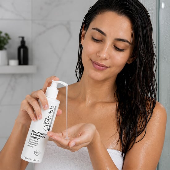 skinChemists Champú reparador y fortalecedor con queratina 250 ml - Image 6
