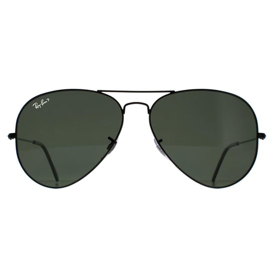 Gafas de sol Ray-Ban Aviator 3025 Negro Verde Polarizadas 002/58 - Image 1