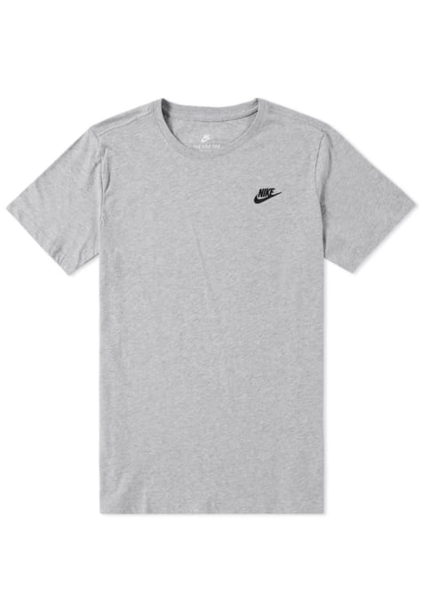 Camiseta gris Sportswear Club de Nike - Image 4