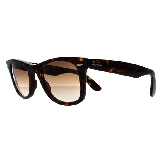 Gafas de sol Ray-ban rectangulares unisex en degradado marrón habana - Image 2