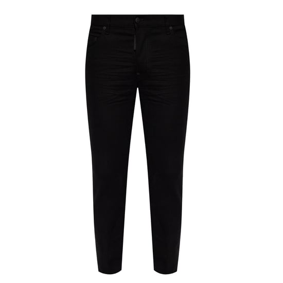 Pantalones Vaqueros Negros Con Insignia De Toro Negro De Dsquared2 - Image 1