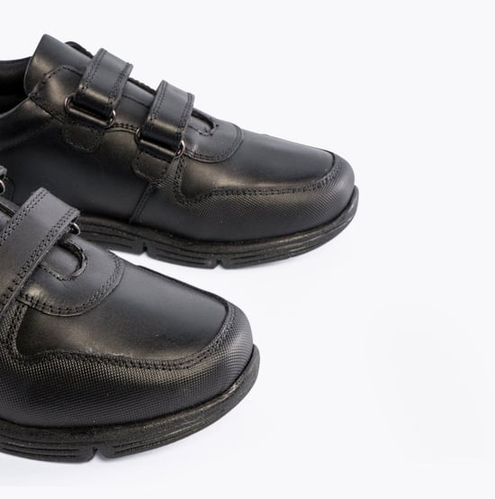 Zapatos de Escuela de Piel para Niños LUCAS Negros - Image 4
