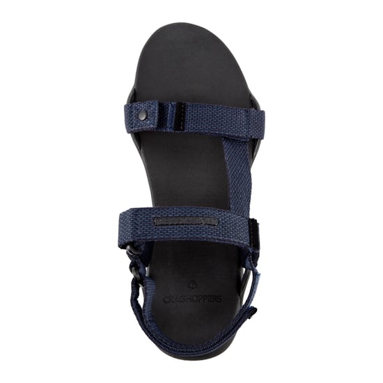 Craghoppers Mens Locke Sandals (Black/Navy) - Image 2