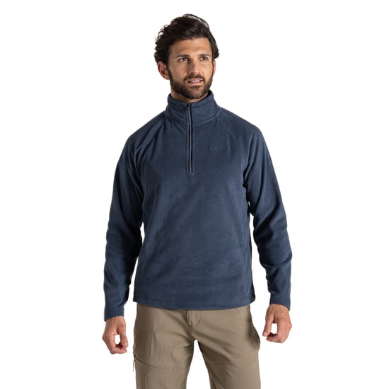 Craghoppers Mens Corey VI Half Zip Fleece Top (Navy Marl) - Image 1