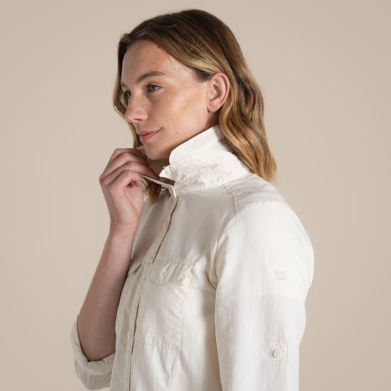 Craghoppers Womens/Ladies Adventure III Nosilife Long-Sleeved Shirt (Sea Salt) - Image 6