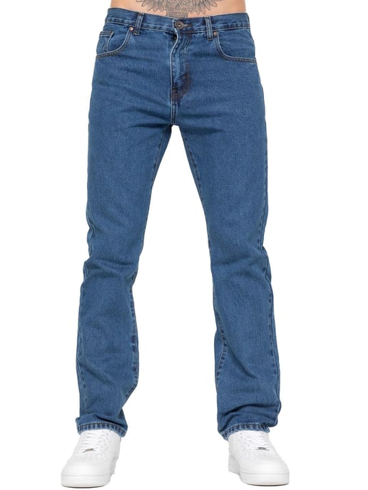 Kruze | Jeans de mezclilla de pierna recta para hombre - Image 2