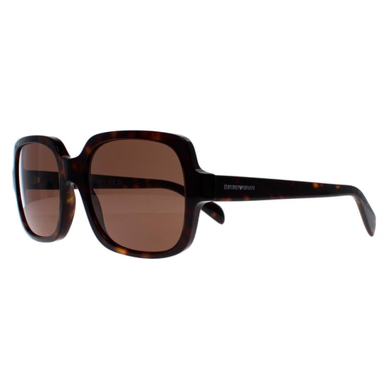 Emporio Armani Cuadrados Mujeres Brillante Havana Marrón Oscuro EA4195 - Image 2