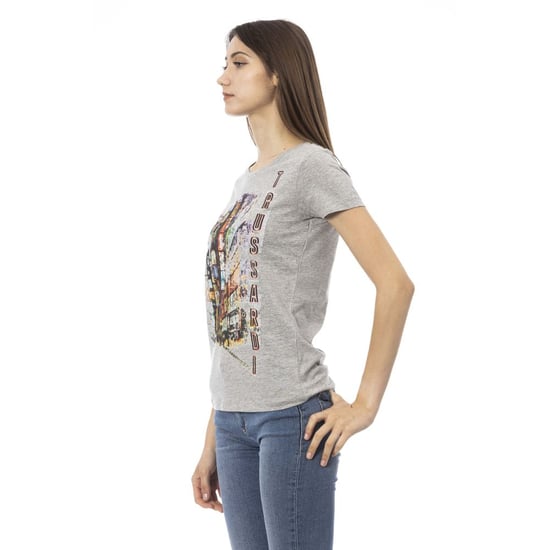 Camiseta gráfica de manga corta gris - Image 2