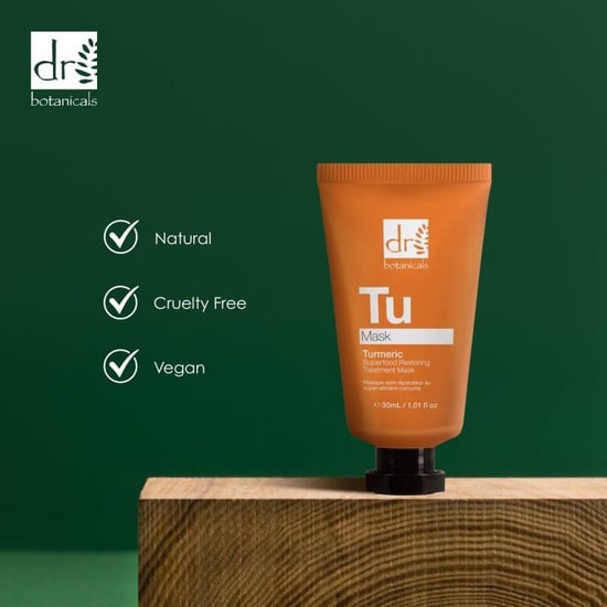 Dr. Botanicals Mascarilla de tratamiento antiedad reparadora con cúrcuma avanzada, superalimento, 30 ml. - Image 3
