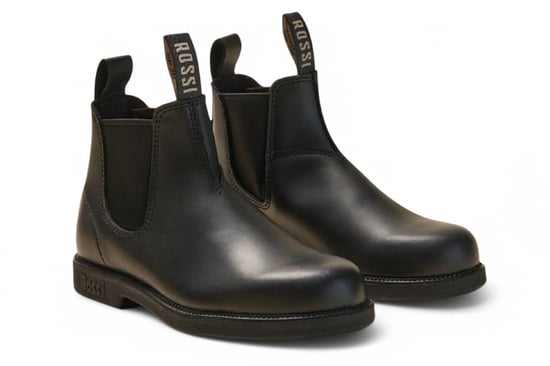 Botines Chelsea de piel negra Rossi 607 Booma - Image 3