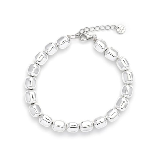 Pulsera Luxenter de Plata de Ley 925 con Hematite acabada en rodio - Caspil - Image 3