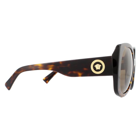 Gafas de Sol Versace Ve4387 108/73 Havana Marrón Oscuro - Image 4