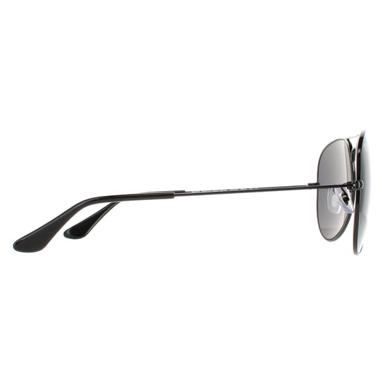 Ray-Ban Pilots unisex negro pulido polarizado cometa 3025 - Image 4