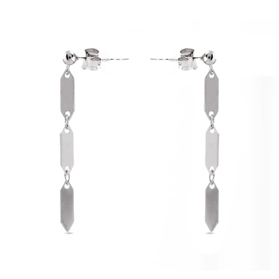 Pendientes Luxenter, lirrat de plata de ley 925 acabado baño rodio - Image 3