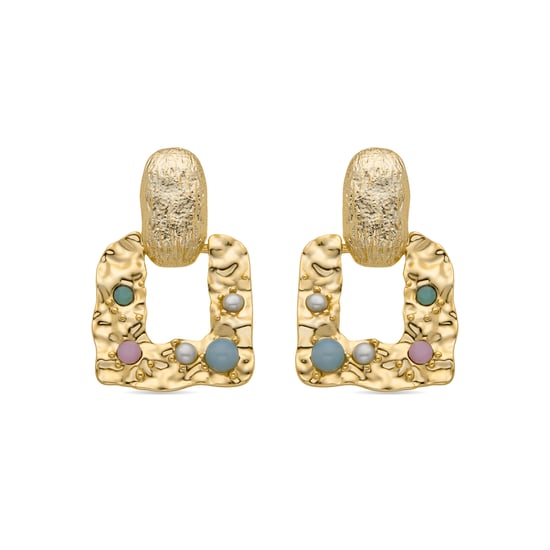 Pendientes Luxenter Paile acabados en oro amarillo 18k - Image 1