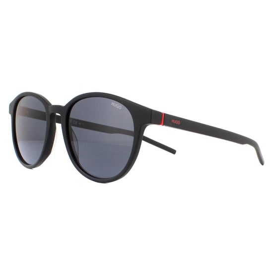 Gafas de sol Hugo by Hugo Boss Round Hombre negro mate gris - Image 2