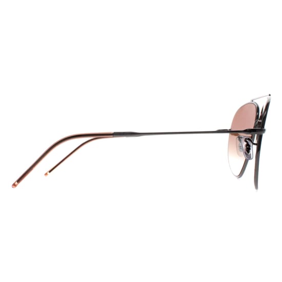 Ray-Ban Aviator Unisex Gunmetal Marrón Gradiente RB0101S Aviator Reverso - Image 4