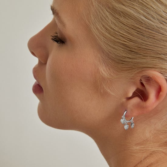 Pendientes Luxenter Corazón,acabados en rodio - Image 2