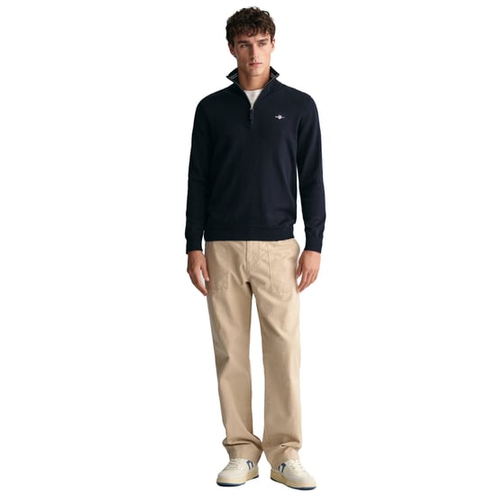 GANT Mens Classic Cotton Half zip Jumper - Image 5
