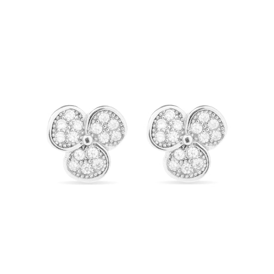 Pendientes Luxenter, dagger de plata de ley 925 y circonita brillante acabado baño rodio - Image 1