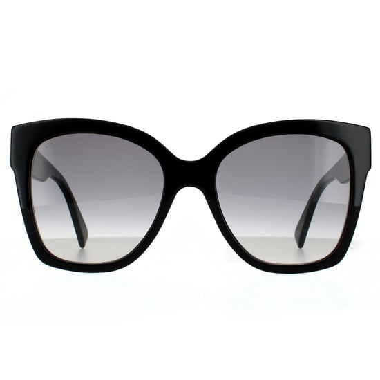 Gafas de sol Gucci Square para mujer en negro y gris degradado - Image 1