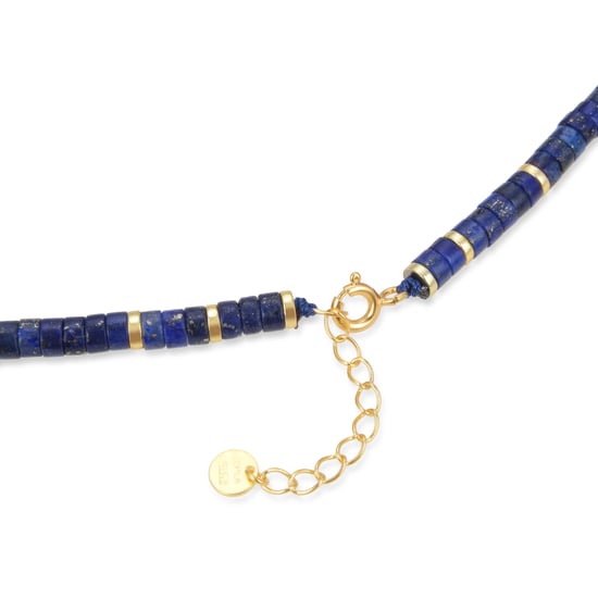 Collar Luxenter de Plata de Ley 925 con Lapislazuli Natural acabado en oro amarillo de 18K - Ihun - Image 6