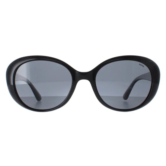 INVU Oval Womens Negro Gris Polarizado B2022 - Image 1