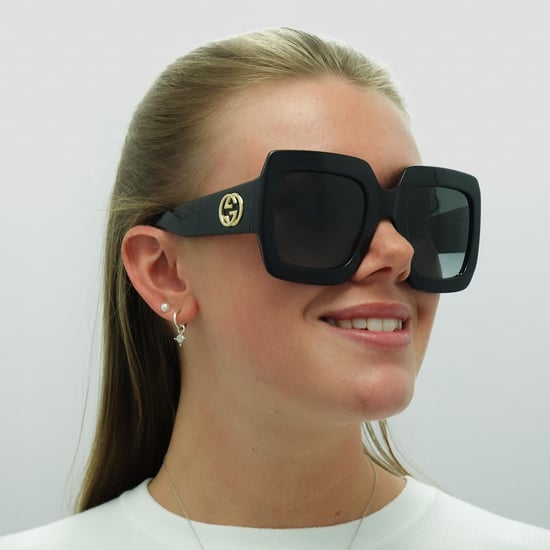 Gucci GG0053SN 001 negro gris gafas de sol - Image 6