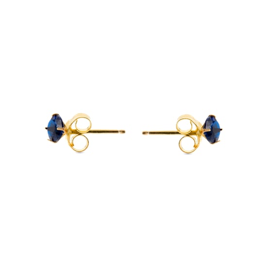 Pendientes Luxenter, otieno de plata de ley 925 y cuarzo hidrotermal topacio azul acabado baño oro 18K - Image 3