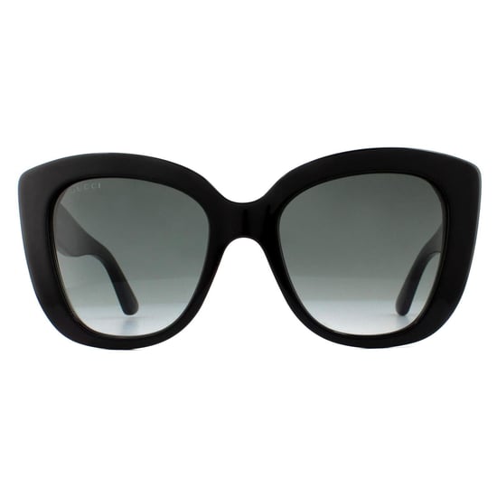Gafas de sol Gucci Cat Eye para mujer en negro y gris degradado - Image 1