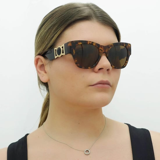 Versace Gafas de Sol Cat Eye para Mujer Havana Bronce Oscuro VE4415U - Image 6