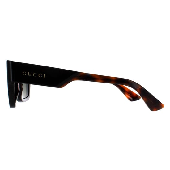 Gucci Square Mens Marrón Oscuro con Verde Habana GG1668S - Image 3