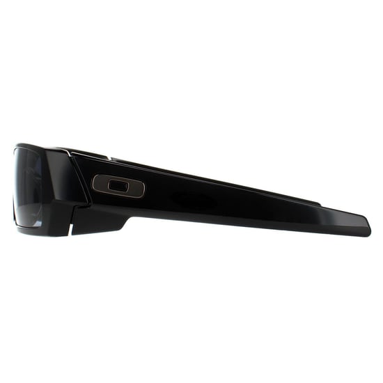 Gafas de sol Oakley Wrap para hombre en negro pulido y gris - Image 3