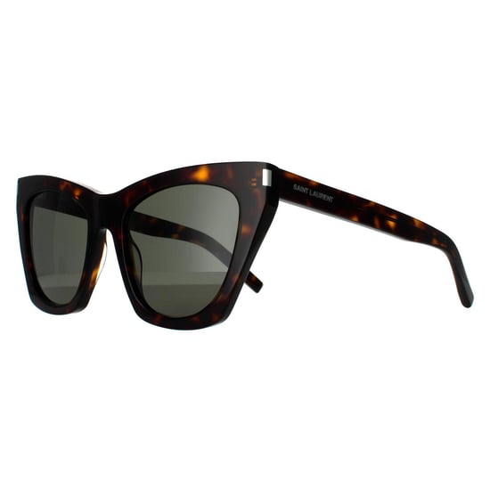 Gafas de sol Saint Laurent Cat Eye para mujer en color habano y gris - Image 2