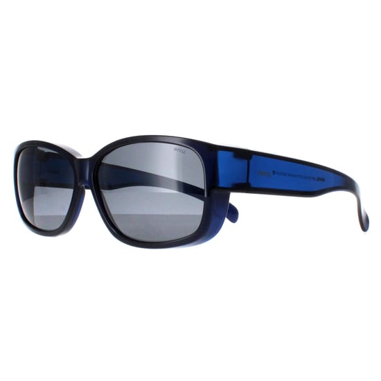 INVU Rectángulo Unisex Azul Transparente Azul Polarizado E2401 - Image 2