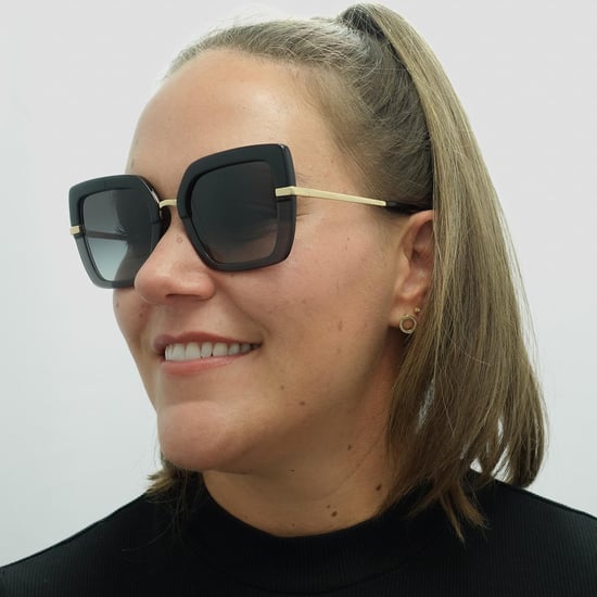 DOLCE & GABBANA Gafas de sol DG4373 32468G TOP Negro Sobre Negro Transparente Gris degradado - Image 6