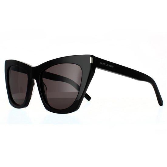 Gafas de sol negras y grises para mujer Cat Eye de Saint Laurent - Image 2