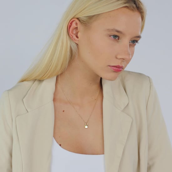 Collar Luxenter imlor de plata de ley 925 con acabado en baño de oro amarillo de 18 quilates - Image 2