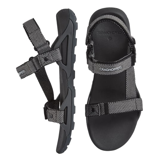 Craghoppers Mens Locke Sandals (Black/Navy) - Image 6