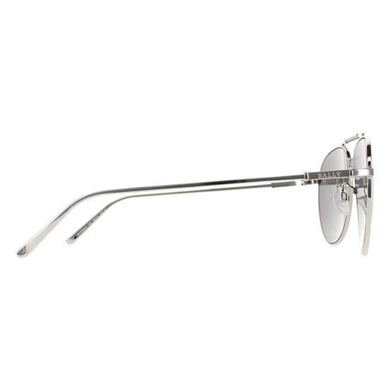 Gafas de sol Bally by0038-d 16a gris plata espejadas - Image 4