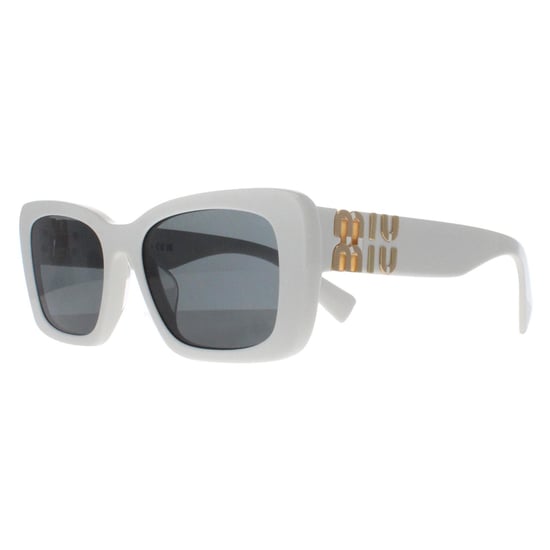 Gafas de sol Miu Miu MU07YS 1425S0 blanco gris oscuro - Image 2