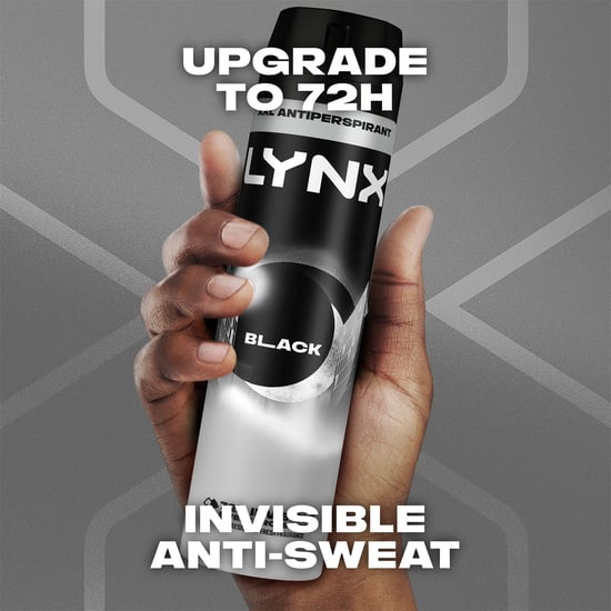 Lynx XXL Black 72H Sweat Protection Anti-Perspirant Deodorant, 3x250ml - Image 3