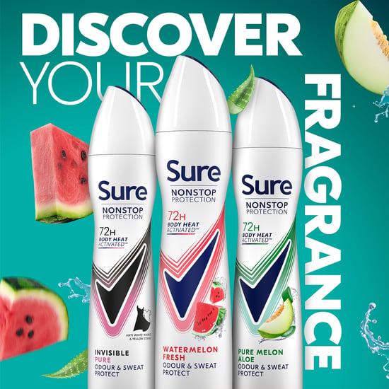 Sure Women Antiperspirant 72H Nonstop Protection Uplift&Fresh Advance Deo 250ml, 3 Pack - Image 2