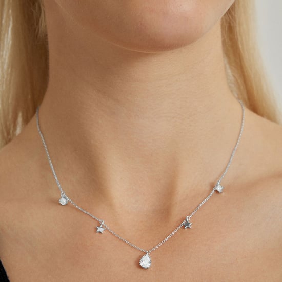 Collar Luxenter de Plata de Ley 925 con Circonita Brillante acabado en rodio - Estrella - Image 4